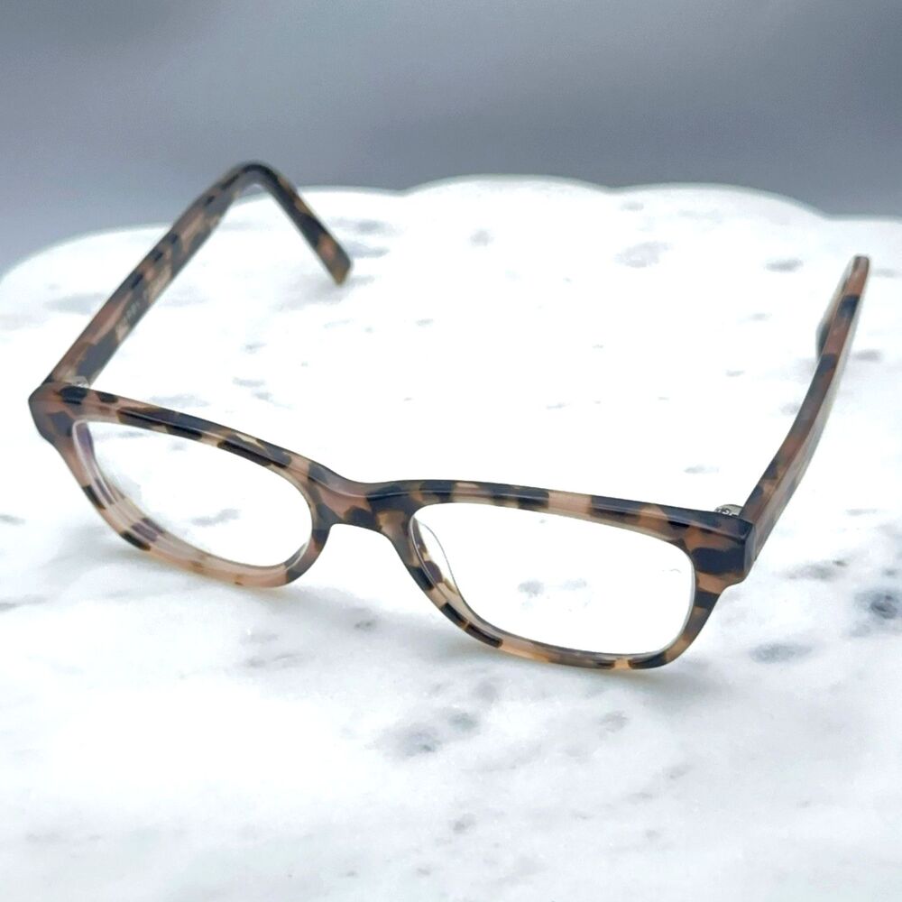 Warby Parker Sims 285 Petal Tortoise Eyeglasses Square Frame Only 49-17-140